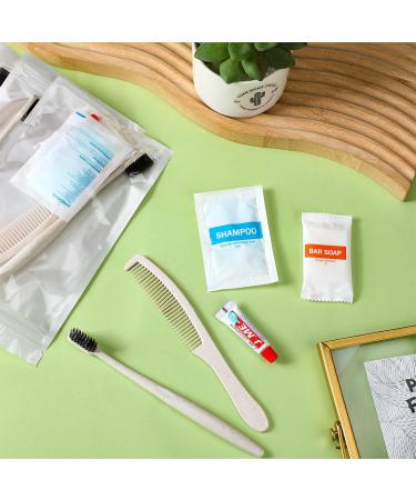 Hushee 96 Sets Bulk Hygiene Kit | Essential Toiletry Kits for Homeless & Travel | Shampoo Soap Comb Toothbrushes & Toothpaste Individually Wrapped - Buy Online on GoSupps.com