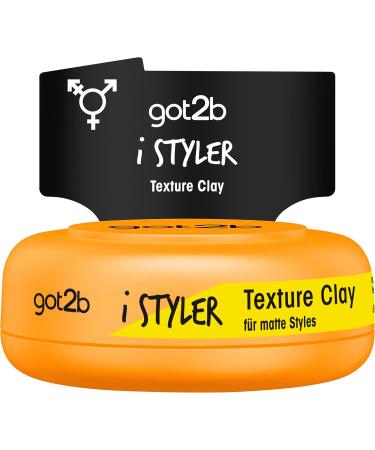 GOT2B Schwarzkopf Istyler Texture Clay 10 Pack Hair Cream for Men | Matt Finish & Textured Style (10x 75ml) - Buy Online on GoSupps.com