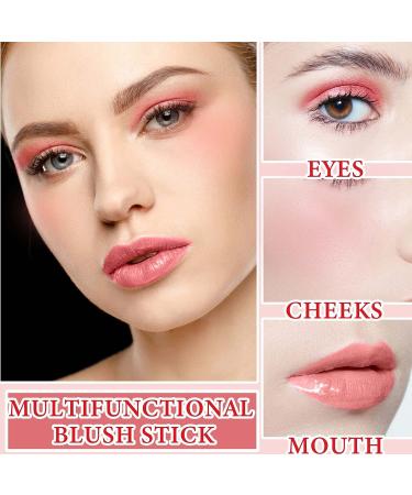 Long Lasting Waterproof Pink Cream Contour Blush Stick for Cheeks & Lips - Multipurpose Makeup for Women - Buy Online on GoSupps.com