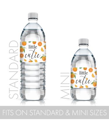 Little Cutie Baby Shower Water Bottle Labels - 24 Pack - Buy Online on GoSupps.com