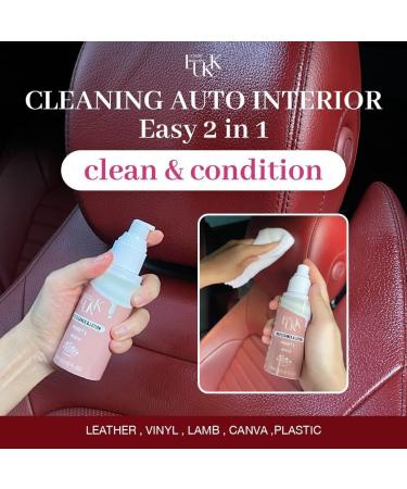 Premium 2 in 1 Leather Cleaner & Conditioner | Nourish Polish & Protect Luxury Bags Purses Furniture & Shoes - Includes Cleaning Towel - Buy Online on GoSupps.com