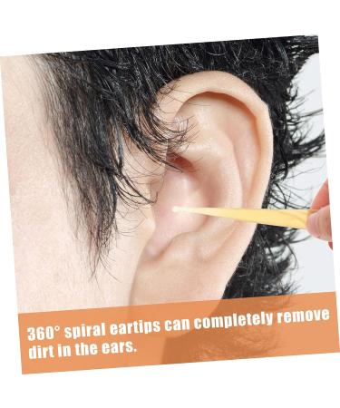 GLEAVI 2 Pcs Croissant Ear Pick and Earwax Remover Tool - Light Yellow Shofar Ear Pick - 11.4x1.1x0.2cm - Buy Online on GoSupps.com