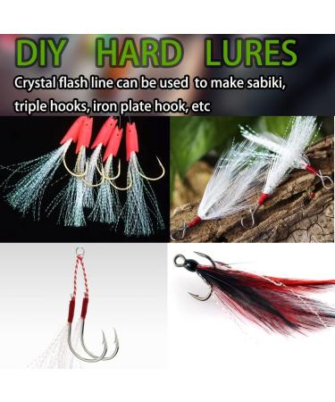 Buy 10/12 Packs of Multiple Colors Crystal Flash Line for Fly Fishing & Tying | International Shipping Available - Buy Online on GoSupps.com