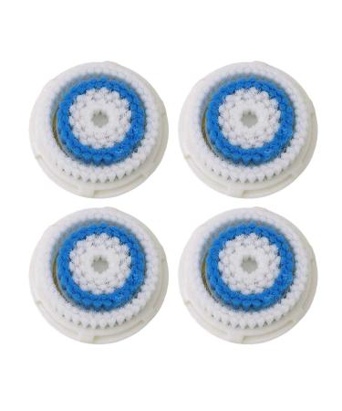 Jiklophg Cleaning Brush Heads Replacement Facial Cleansing Brush Head Replacement for Enlarged Clogged Pores (4 Pieces)