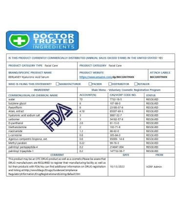 Pure Hyaluronic Acid Serum - Brightening & Moisturizing for Face | Reduce Dry Skin Wrinkles Dark Spots - Aloe Vera Extract - 1oz - Sensitive Skin Safe - Buy Online on GoSupps.com