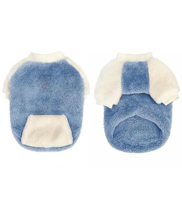 Buy Namsan Dog Sweater for Small Dogs - Winter Fleece with Pick-Up Design Warm & Cozy - XL Blue - Buy Online on GoSupps.com