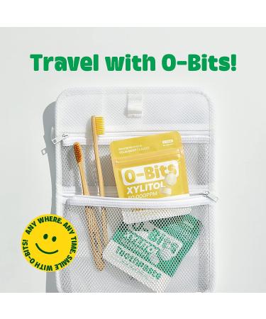 Dr. NOAH O-Bits Xylitol Toothpaste Tablets with Fluoride | Citrus Yuja Mint Flavor | 30 Tabs | Eco-Friendly Zero Waste Toothpaste for Travel, Camping & Fishing - Buy Online on GoSupps.com