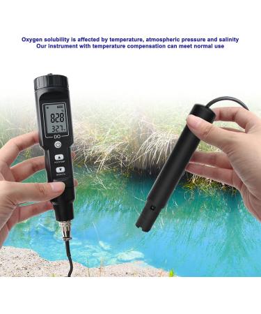 Qcwwy Test Strips & Oxygen Measuring Device - Digital Water Quality Tester with Temperature Detection & Dissolved Oxygen Detector - Buy Online on GoSupps.com