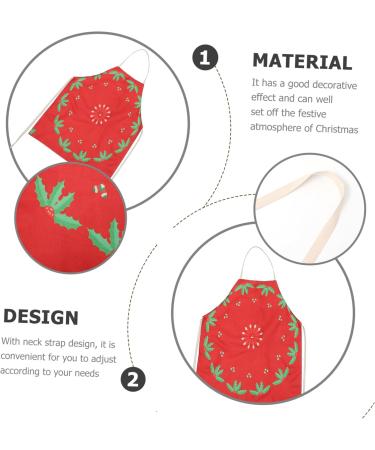 POPETPOP Barber Cloth Christmas Party Apron Christmas Hair Cutting Cape Christmas Kitchen Apron Funny Barber Station Organizer Barber Aprons Work Apron Cotton Linen Aldult Miss Hair Brush 68X55X0.5CM - Buy Online on GoSupps.com