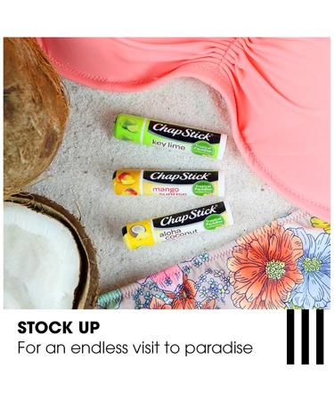 Chapstick Lip Balm Mango Sunrise 6-Pack Sweet Fruity & Tropical Moisturizer for Dry Lips 0.15 Oz - Buy Online on GoSupps.com