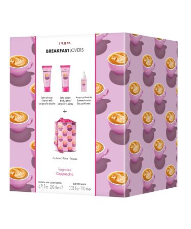 Pupa Milano Breakfast Lovers Set Cappuccino 4 Pc - Moisturizing Body Lotion - Hydrating Body Wash - Body Mist - For Soft Skin - Skin Care Gift Set - Buy Online on GoSupps.com