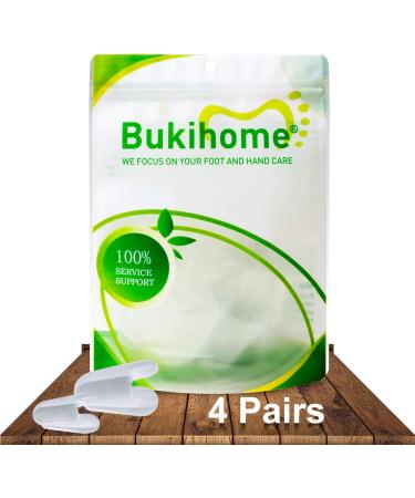 Buy Bukihome Silicone Toe Separator - 8 Pieces for Bunion Relief & Overlapping Toes | Best Toe Spacers for Comfort - Buy Online on GoSupps.com
