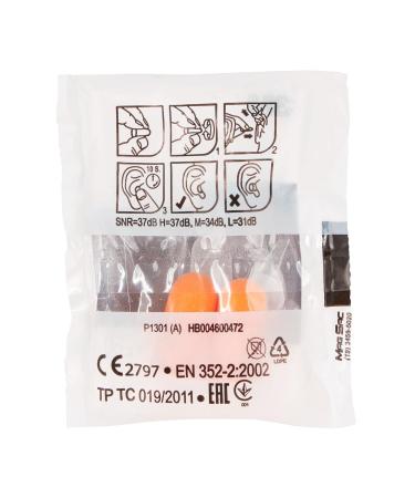 3M Hearing Protection Foam Earplugs 1100 - 50 Pairs Soft Hypoallergenic Hygienically Packaged Noise Reduction (94-105 dB) - Buy Online on GoSupps.com