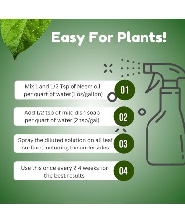 Organic 100% Cold Pressed Neem Oil (16 Fl Oz) - Pure Neem Oil for Hair Skin Nails Pets Indoor & Outdoor Plants & Garden - Unrefined All Natural Concentrated Mutlipurpose 16 Fl Oz (Pack of 1) - Buy Online on GoSupps.com