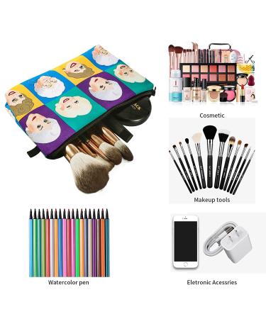 Multifunctional Waterproof Makeup Bag - Travel Cosmetic Organizer for Women | Golden Girls - Buy Online on GoSupps.com