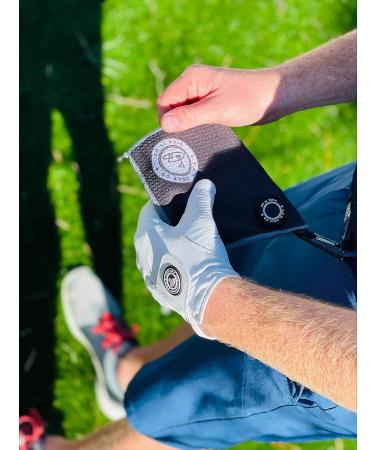 TAG Golf Co Small Magnetic Microfiber Golf Towel for Club or Putter - 6 x 6 - Portable Ball Cleaner - Sidekick Series - Buy Online on GoSupps.com