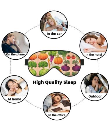 Buy Fruit and Vegetable Sleep Mask - Adjustable Breathable & Fashionable Eye Mask for Optimal Comfort | International Shipping Available - Buy Online on GoSupps.com
