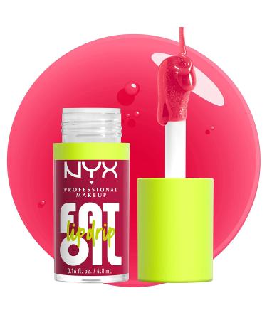 NYX Professional Makeup Moisturizing Lip Gloss - Intensive Shine & 12-Hour Care | FAT OIL LIP Drip in News Feed (4.8 ml) - Nourishing Oils & Thick Applicator - Buy Online on GoSupps.com