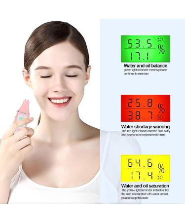 Facial Skin Tester Professional Smart Display Facial Moisture Skin Care Analyze Portable Digital Skin Detector Pen for Home Beauty Salon(Pink) - Buy Online on GoSupps.com