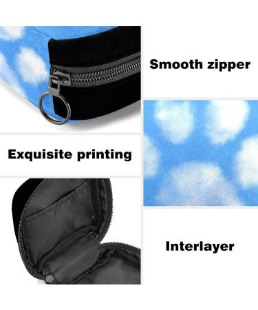 GIAPB Period Bag Sanitary Napkin Holder | Period Makeup Pouch | Paw Blue | 3292 - Buy Online on GoSupps.com