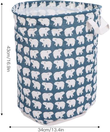 Foldable Fabric Laundry Basket - Versatile Cloth Organizer for Home & Business Perfect for Dirty Clothing Storage - Buy Online on GoSupps.com