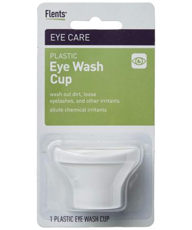Flents Eye Wash Cup, Wash Out Dirt, Loose Eyelashes, & Other Irritants White