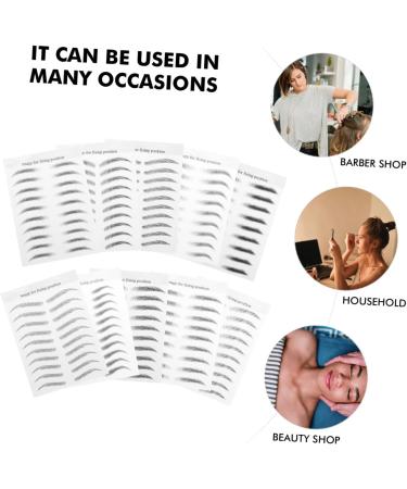 Beavorty 10 Sheets Imitation Eco Eyebrow Sticker Eyebrow Grooming Stickers Imitation Eyebrow Sticker Beauty - Buy Online on GoSupps.com