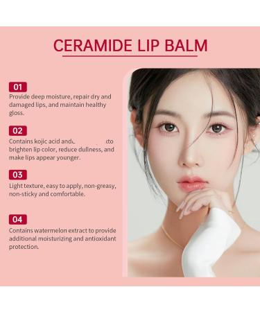 Tinted ceramide2024 lip balm with SPF 50 PA+++++ kojic acid and niacinamide for lightening and protecting the lips nonsticky natural vegan not tested on animals 5G 3 - Buy Online on GoSupps.com