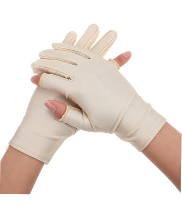 Beavorty 1 Pair Ladies sun protection gloves gaming gloves summer fingerless gloves cylcling gloves manicure mitts manicure mittens fishing accessory hand cloth Miss fishing accessories 21x7.5x0.8cm - Buy Online on GoSupps.com