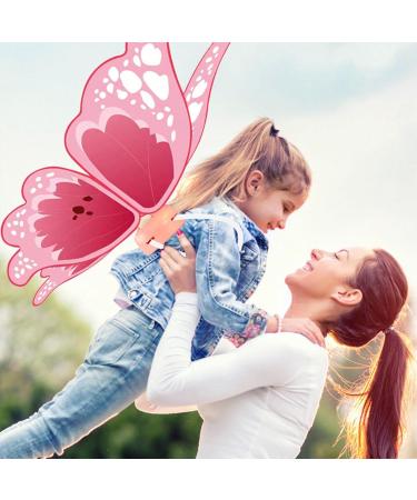 Fairy Wings Butterfly Wings Dress Up Butterfly Wings For Girls Kids Children Colorful Fairy Wings Princess Fairy Angel Wings For Halloween Christmas Pink(Without led) - Buy Online on GoSupps.com