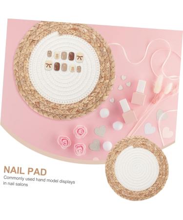 minkissy 1pc Nail Pad Braid Tool Decorating Tools Nail Decorating Tools Manicure Tools Manicure Display Pad Cotton Thread Wrist Pad Nail Work Woven Mat - Buy Online on GoSupps.com