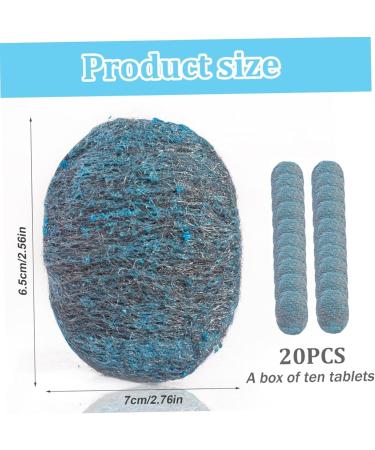 20PCS Scouring Pads Steel Scrubber Kitchen Soap Powder Steel Wool Household Cleaning Stainless Steel High Water Absorption Rich Foam Reusable - Buy Online on GoSupps.com