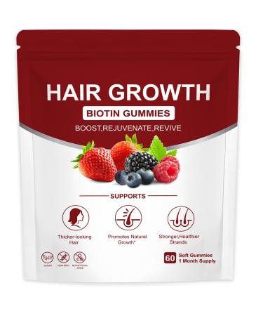 LallaBest Hair Growth Gummies | Supports Healthy Hair Growth & Strength Skin & Nail Care