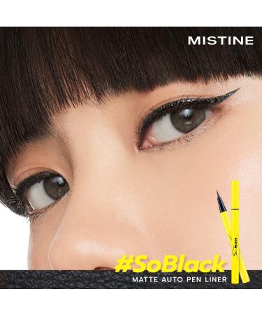 Mistine So Black Waterproof Smudge Proof Liquid Eyeliner - Vegan & Cruelty-Free - Buy Online on GoSupps.com