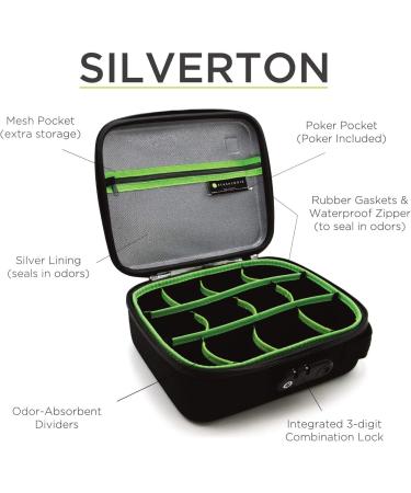 SMELL PROOF BAG with Combination Lock - The Silverton by STASHLOGIX (Large-Tan) - Buy Online on GoSupps.com