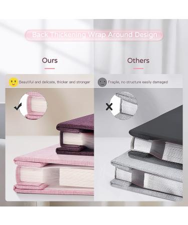 Popotop Large Self-Adhesive Photo Album - DIY Scrapbook for Mom & Family - 40 Pages - Includes Metal Pen - Pink - 11.5 x 10.6 - Buy Online on GoSupps.com