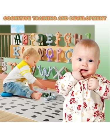 Buy Dcpshtry Baby Bite Toys - 3 Silicone Teething Toys for Dental Relief & Cognitive Development | Bath-Friendly for Ages 3-24 Months - Buy Online on GoSupps.com