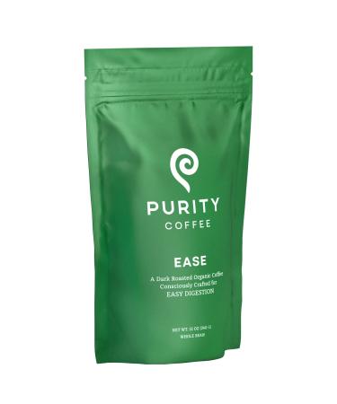 Purity Coffee EASE Dark Roast Low Acid Organic Coffee - USDA Certified Organic Specialty Grade Arabica Whole Bean Coffee - Third Party Tested for Mold, Mycotoxins and Pesticides - 12 oz Bag Purity Ease 12oz - Buy Online on GoSupps.com