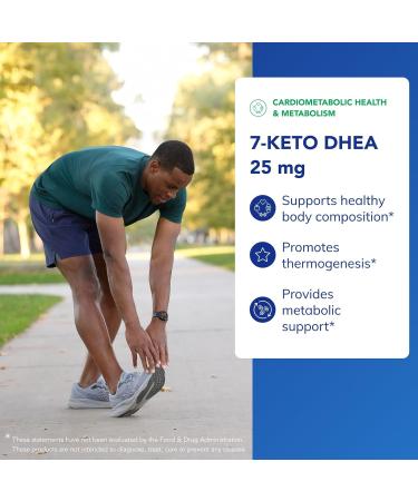 Pure Encapsulations 7-Keto DHEA 25 mg | Unique DHEA Metabolite Supplement to Support Thermogenesis* | 120 Capsules 120 Count (Pack of 1) - Buy Online on GoSupps.com