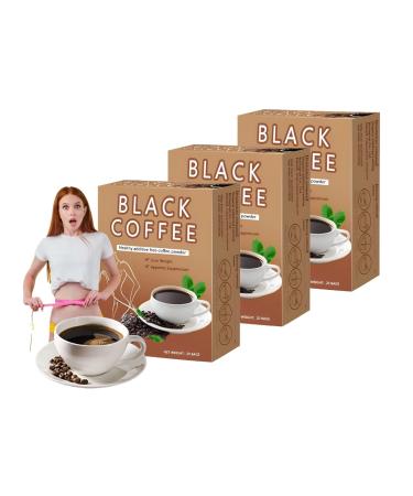 Caf Noir Instantan Br leur De Graisses Et D tox Go t Neutre Dissolution Rapide(3PC)