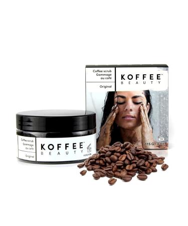 Koffee Beauty Original Coffee Scrub - Exfoliating Body And Face Scrub - Polish And Smooth Skin With Ease - Invigorate Senses With Original Fragrance Formula - For Naturally Radiant Skin - 4 Oz - Buy Online on GoSupps.com