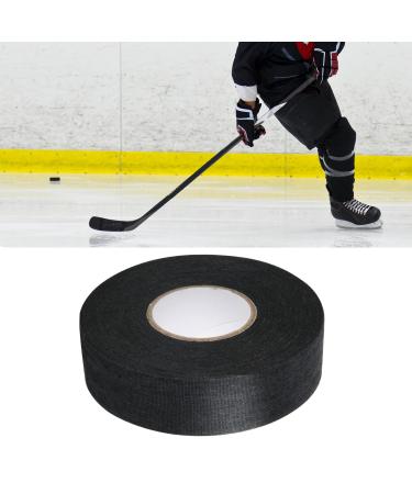 MISFUN HOCKY BLAGER TAPE anti-slip hockey stick tape racking tape ice hockey handle band 2.5 cm x 25 m sports tape handle tape for hockey squash rack badminton handle jump rope fishing rod black