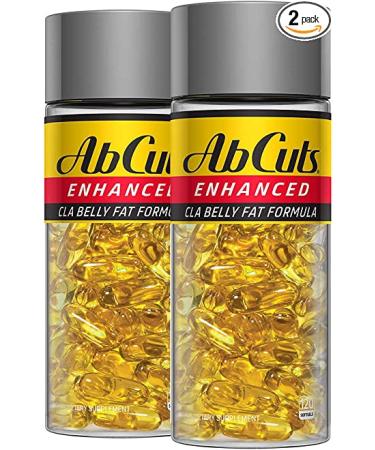 Ab Cuts Enhanced CLA Belly Fat Formula – 240 Softgels – Men & Women, Non Stimulating – Contains Fish Oil, Flax Seed Oil, Avocado Oil, Vitamin D3, Vitamin E