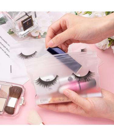 No Lifting 100PCS Eyelash Aftercare Bags - Clear Zipper Makeup Pockets for Eyelash Extension Customers - Buy Online on GoSupps.com