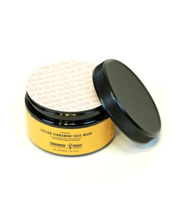 Organic Cinnamon Face Mask & Scrub - All Natural Chemical-Free | 5oz with Ceylon Cinnamon Honey & Orange Oil - Buy Online on GoSupps.com