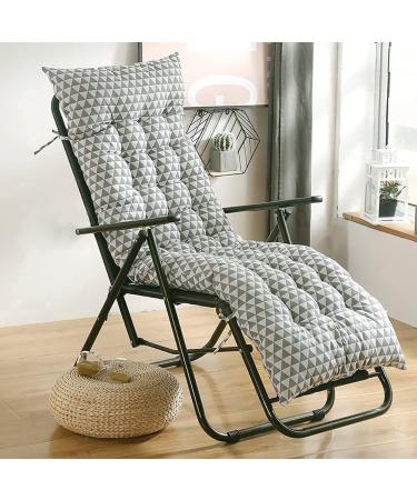 Ultra Thick Lounger Seat Cushion Garden Sun Loungers Cushion for Indoor Outdoor Chaise Recliner Stylish Beautiful Printing Recliner Cushion Style b