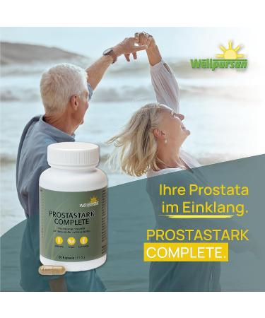 Wellpursan Prostate Support - 180 Vegan Capsules with Pumpkin Seed Saw Palmetto & Pomegranate - Rich in Lycopene Selenium & Zinc - Additive-Free Formula - Buy Online on GoSupps.com