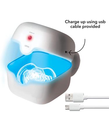Nuby UV Dummy Steriliser No Water Chemicals Cooling or Drying Required. Kills 99.9% of Germs 2021 Version - Buy Online on GoSupps.com