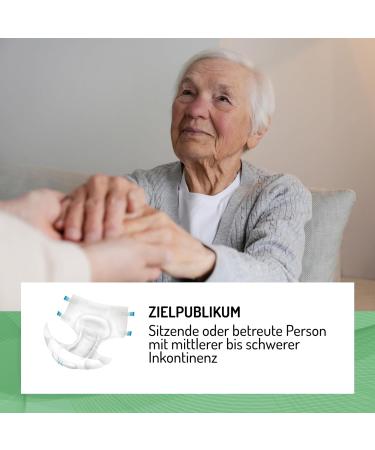 Absorbeo Maxi Diapers - 15 Pieces for Severe Bladder Weakness | Ultimate Comfort & Protection | Unisex Size M | Anti-Odour & Breathable - Buy Online on GoSupps.com