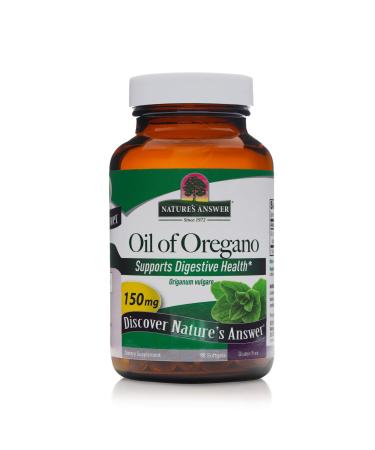 Nature's Answer Oil of Oregano Origanum Vulgare 150 mg 90 Softgels